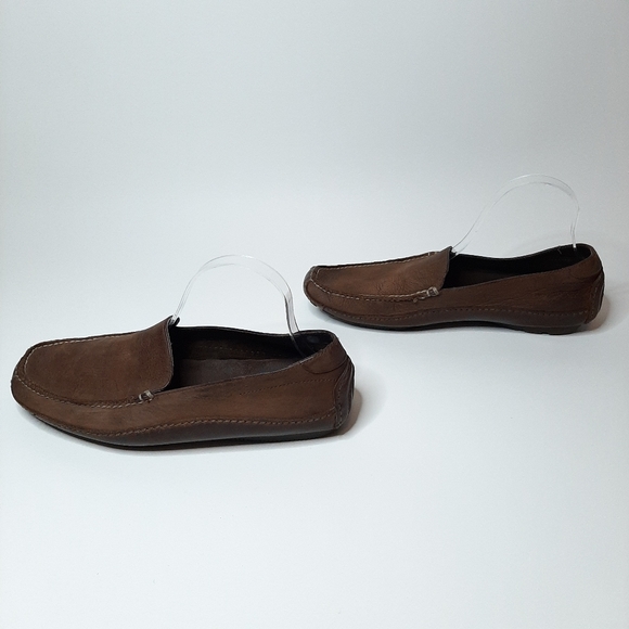 Cole Haan Brown Leather Driving Loafers Size 10 - Picture 9 of 11